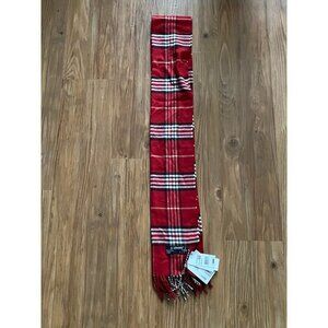 Cashmink Red Scarf (One Size)